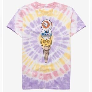 BoxLunch Exclusive Disney Star Wars Droids Ice Cream Tie Dye Shirt Top XS